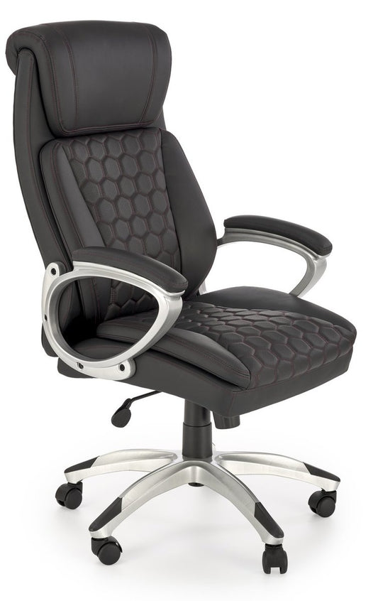 Office Chair Thomas | size: Width: 62cm, Height: 122cm, Depth: 70cm | color: Black | image: 0 | variant: 1017833