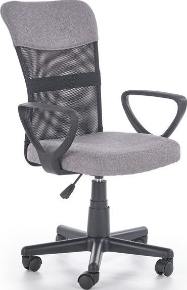 Office Chair Timmy | size: Width: 52cm, Height: 91cm, Depth: 59cm | color: Gray | image: 1 | variant: 1005168