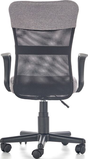 Office Chair Timmy | size: Width: 52cm, Height: 91cm, Depth: 59cm | color: Gray | image: 3 | variant: 1005168