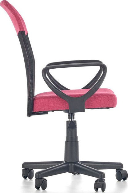 Office Chair Timmy | size: Width: 52cm, Height: 91cm, Depth: 59cm | color: Pink | image: 2 | variant: 1005170
