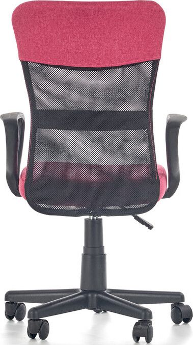 Office Chair Timmy | size: Width: 52cm, Height: 91cm, Depth: 59cm | color: Pink | image: 6 | variant: 1005170