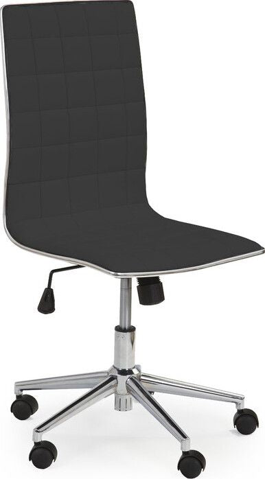Office Chair Tirol | size: Width: 44cm, Height: 107cm, Depth: 46cm | color: Black | image: 1 | variant: 1005177