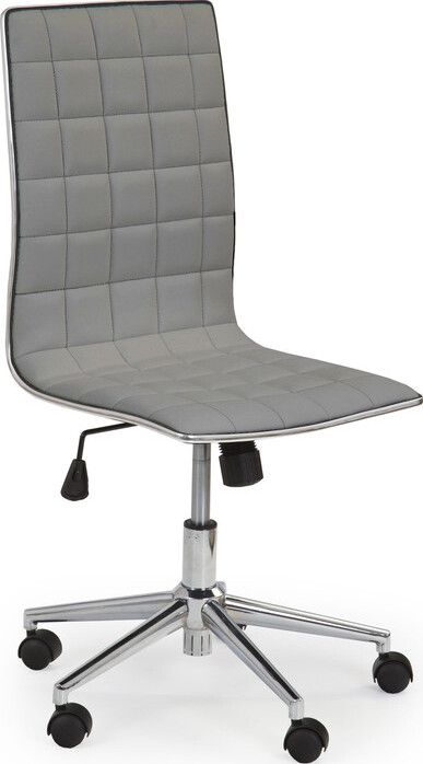 Office Chair Tirol | size: Width: 44cm, Height: 107cm, Depth: 46cm | color: Gray | image: 1 | variant: 1005176