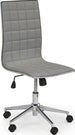 Office Chair Tirol | size: Width: 44cm, Height: 107cm, Depth: 46cm | color: Gray | image: 1 | variant: 1005176