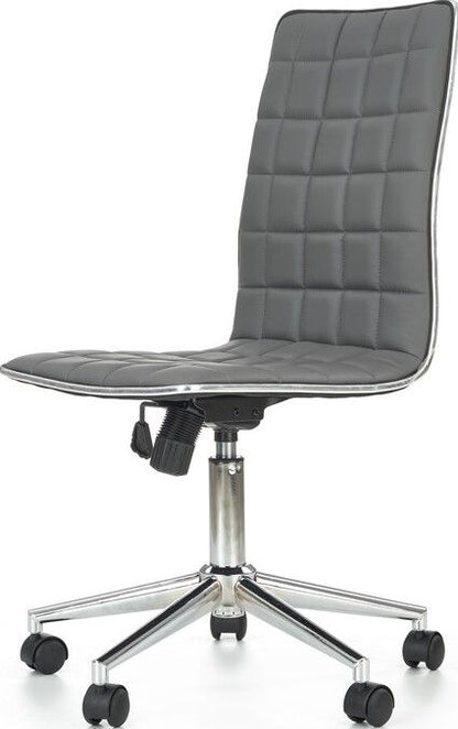 Office Chair Tirol | size: Width: 44cm, Height: 107cm, Depth: 46cm | color: Gray | image: 4 | variant: 1005176
