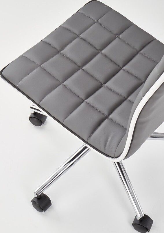Office Chair Tirol | size: Width: 44cm, Height: 107cm, Depth: 46cm | color: Gray | image: 6 | variant: 1005176