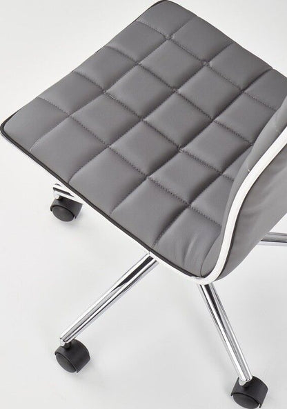 Office Chair Tirol | size: Width: 44cm, Height: 107cm, Depth: 46cm | color: Gray | image: 6 | variant: 1005176
