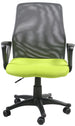 Office Chair Treviso | size: Width: 58cm, Height: 90-102cm, Depth: 59cm | color: Black/Green | image: 1 | variant: 1005334