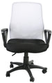 Office Chair Treviso | size: Width: 58cm, Height: 90-102cm, Depth: 59cm | color: White/Black | image: 1 | variant: 1005333