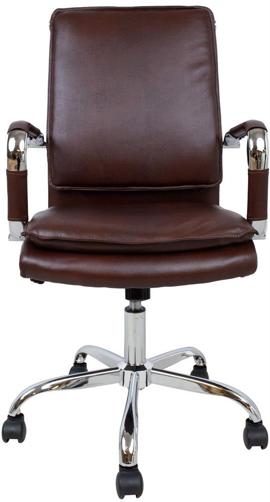 Office Chair Ultra 2 | size: Width: 54.5cm, Height: 104cm, Depth: 63cm | color: Brown | image: 3 | variant: 1005375