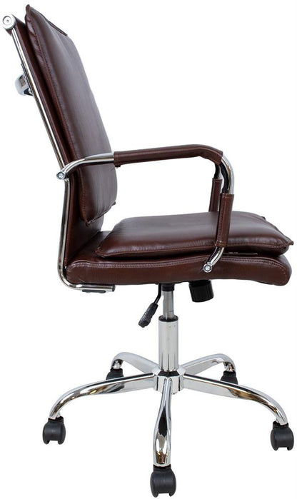 Office Chair Ultra 2 | size: Width: 54.5cm, Height: 104cm, Depth: 63cm | color: Brown | image: 4 | variant: 1005375
