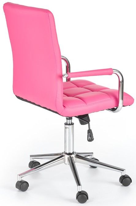 Office Chair Varese | size: Width: 53cm, Height: 110cm, Depth: 60cm | color: Pink | image: 2 | variant: 1002905
