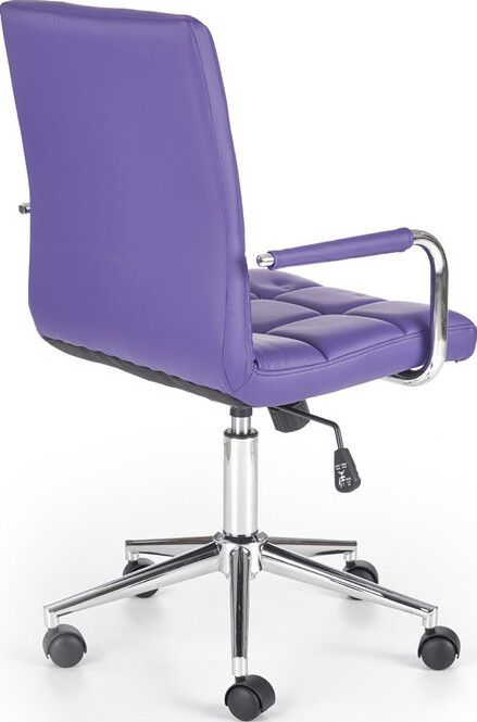 Office Chair Varese | size: Width: 53cm, Height: 110cm, Depth: 60cm | color: Violet | image: 2 | variant: 1002904