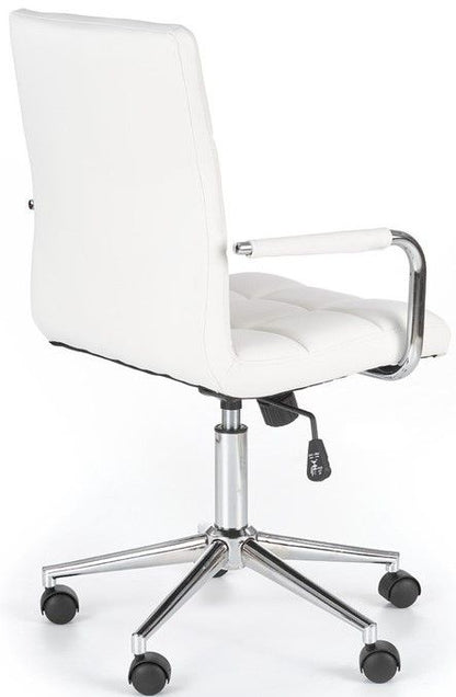 Office Chair Varese | size: Width: 53cm, Height: 110cm, Depth: 60cm | color: White | image: 2 | variant: 1002906