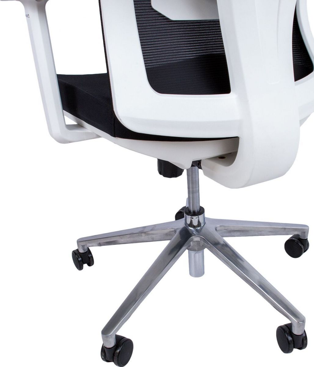 Office Chair Venon | size: Width: 58cm, Height: 100.5cm, Depth: 58cm | color: White | image: 7 | variant: 1005360