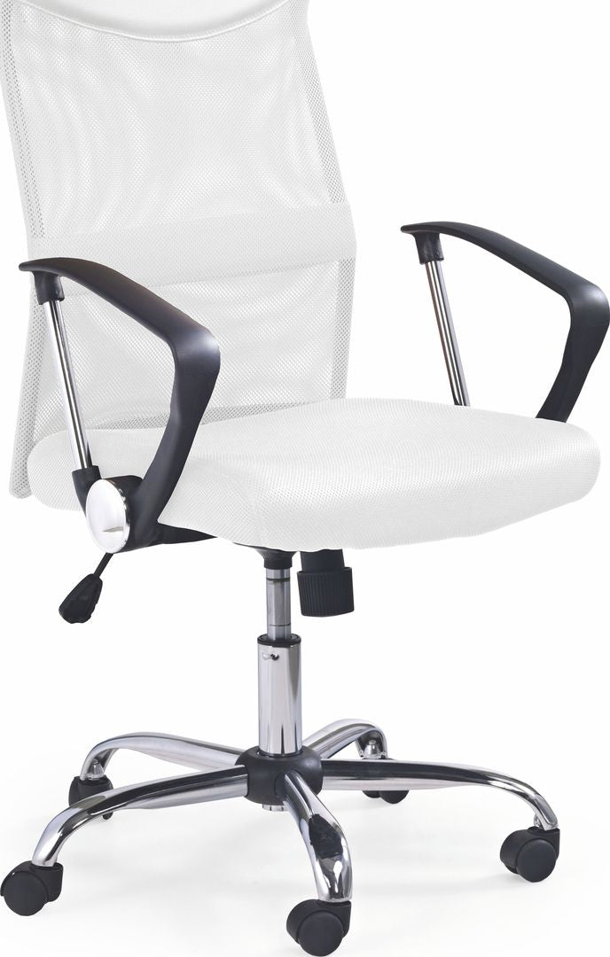 Office Chair Vire | size: Width: 61cm, Height: 120cm, Depth: 63cm | color: White | image: 1 | variant: 1005190