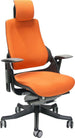 Office Chair Wau | size: Width: 70cm, Height: 112-129cm, Depth: 70cm | color: Orange | image: 1 | variant: 1005349