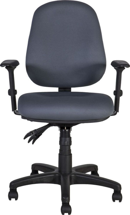 Office Chair Welshpool | size: Width: 64cm, Height: 95.5-115cm, Depth: 64cm | color: Blue | image: 4 | variant: 1001230