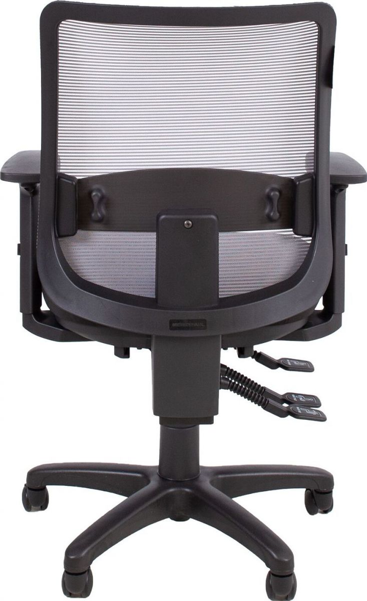 Office Chair Welshpool | size: Width: 65.5cm, Height: 94.5-114cm, Depth: 64cm | color: Gray | image: 5 | variant: 1005930