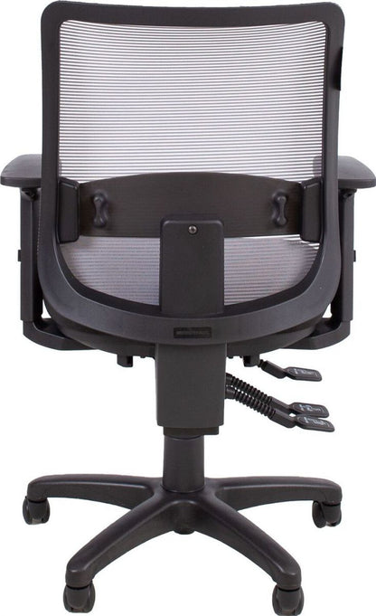 Office Chair Welshpool | size: Width: 65.5cm, Height: 94.5-114cm, Depth: 64cm | color: Gray | image: 5 | variant: 1005930