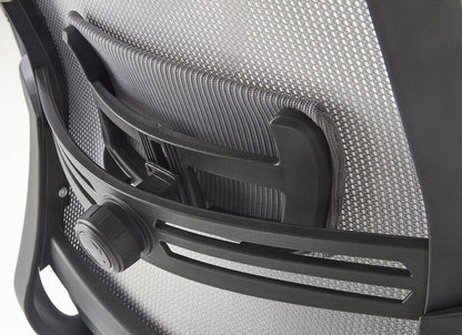 Office Chair West Aviemore | size: Width: 62cm, Height: 124cm, Depth: 65cm | color: Gray | image: 4 | variant: 1007103