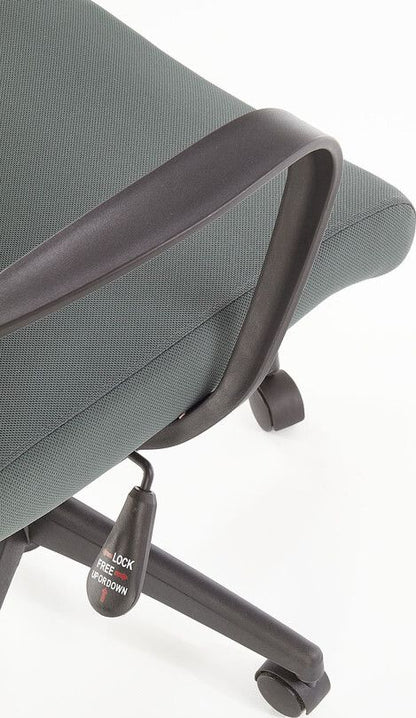 Office Chair West Aviemore | size: Width: 62cm, Height: 124cm, Depth: 65cm | color: Gray | image: 5 | variant: 1007103