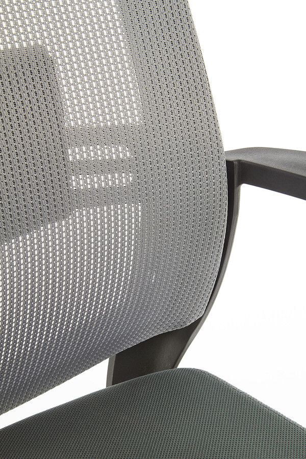 Office Chair West Aviemore | size: Width: 62cm, Height: 124cm, Depth: 65cm | color: Gray | image: 6 | variant: 1007103