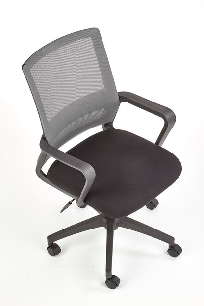 Office Chair West Jekabpils | size: Width: 57cm, Height: 100cm, Depth: 56cm | color: Black/Grey | image: 6 | variant: 1007569