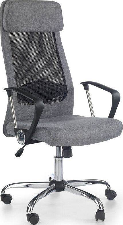 Office Chair Zoom | size: Width: 61cm, Height: 123cm, Depth: 64cm | color: Gray | image: 1 | variant: 1011546