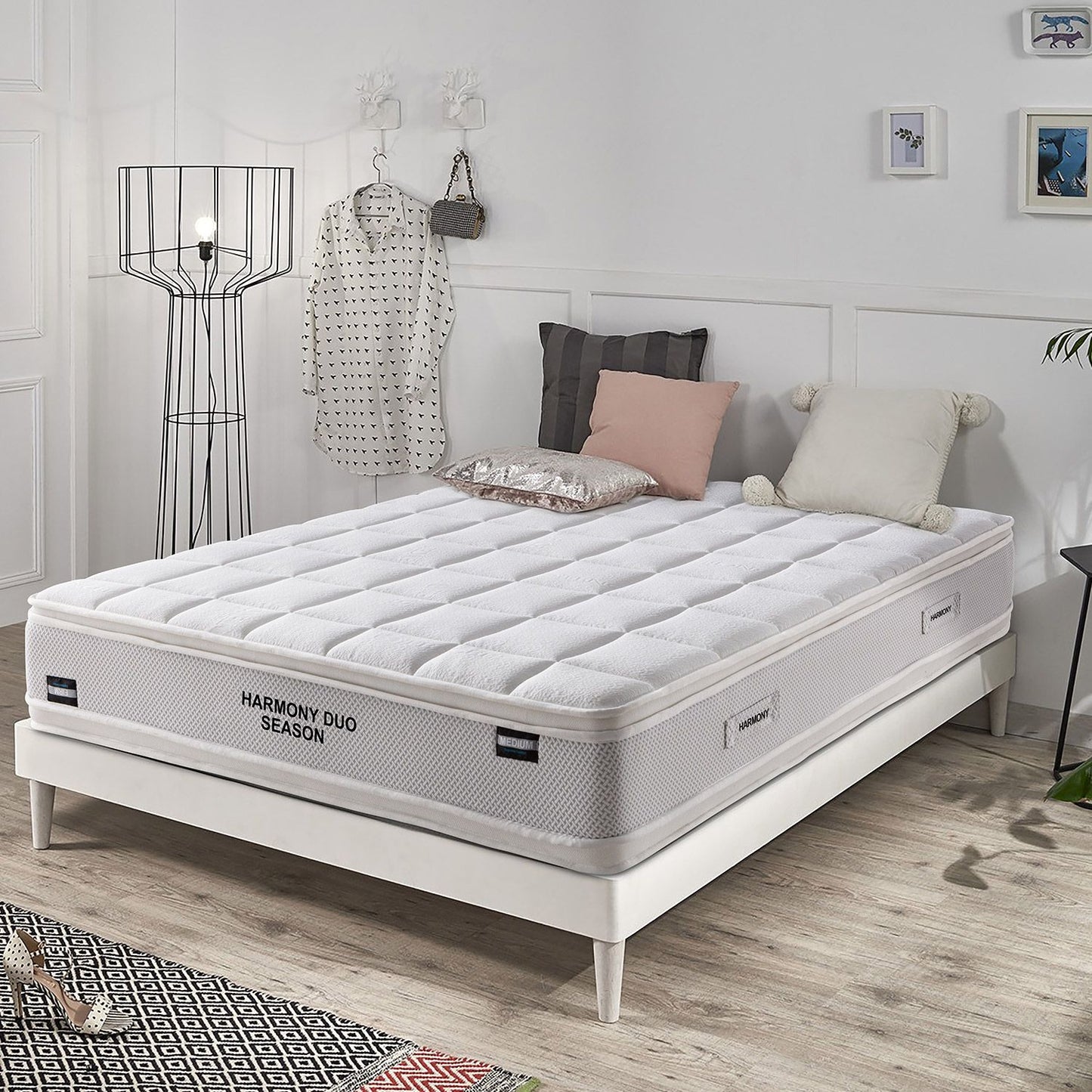 Pocket Spring Mattress Harmony Duo Season 1 | size: Length: 200cm, Width: 160cm | image: 1 | variant: 1018106
