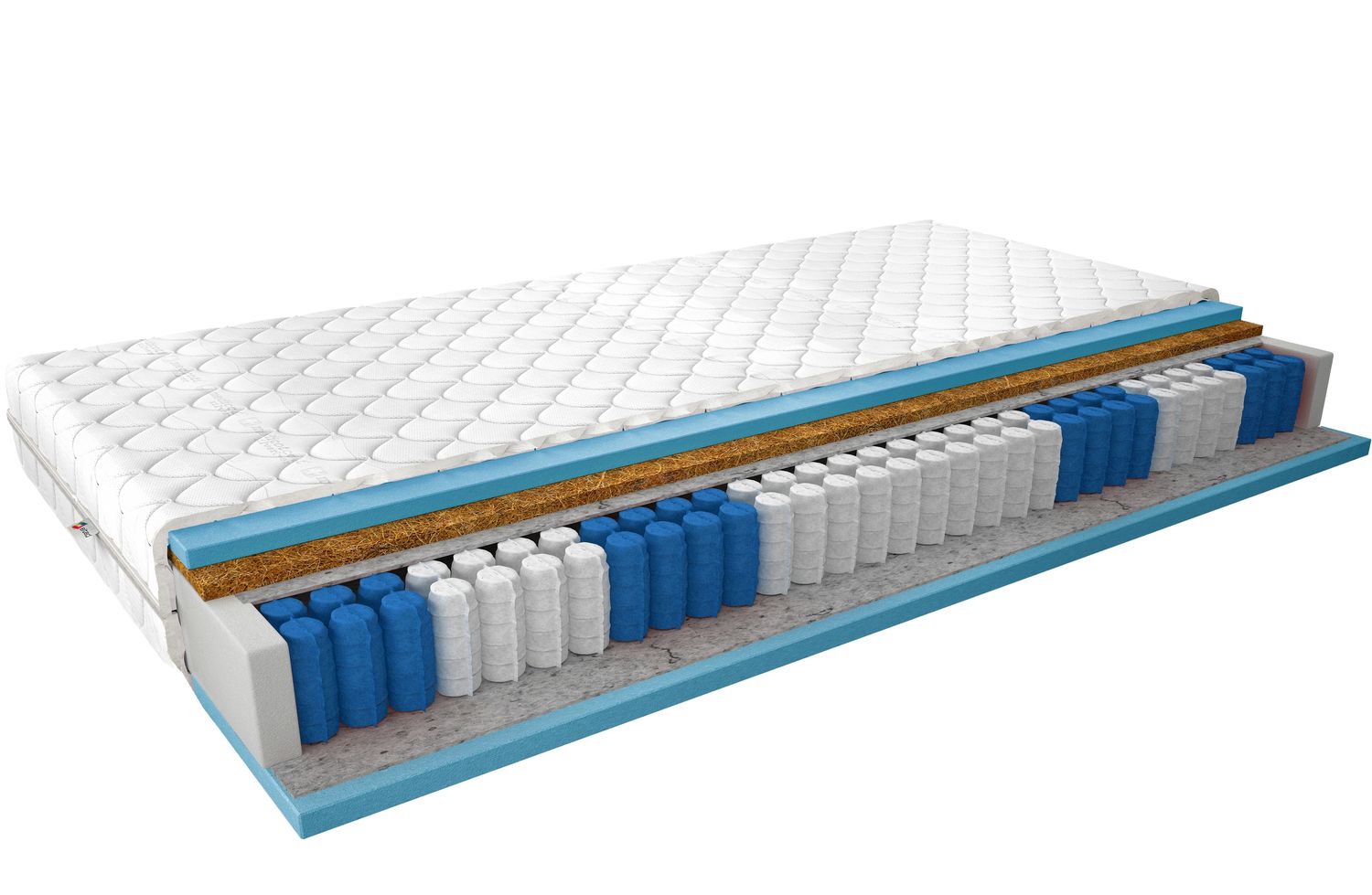 Pocket Spring Mattress Havana 8 | size: Length: 200cm, Width: 90cm | image: 1 | variant: 1014194