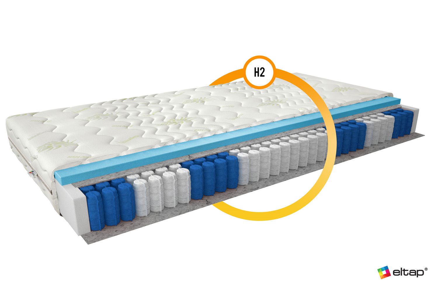 Pocket Spring Mattress Irvine 26 | size: Length: 200cm, Width: 180cm | image: 2 | variant: 1014317