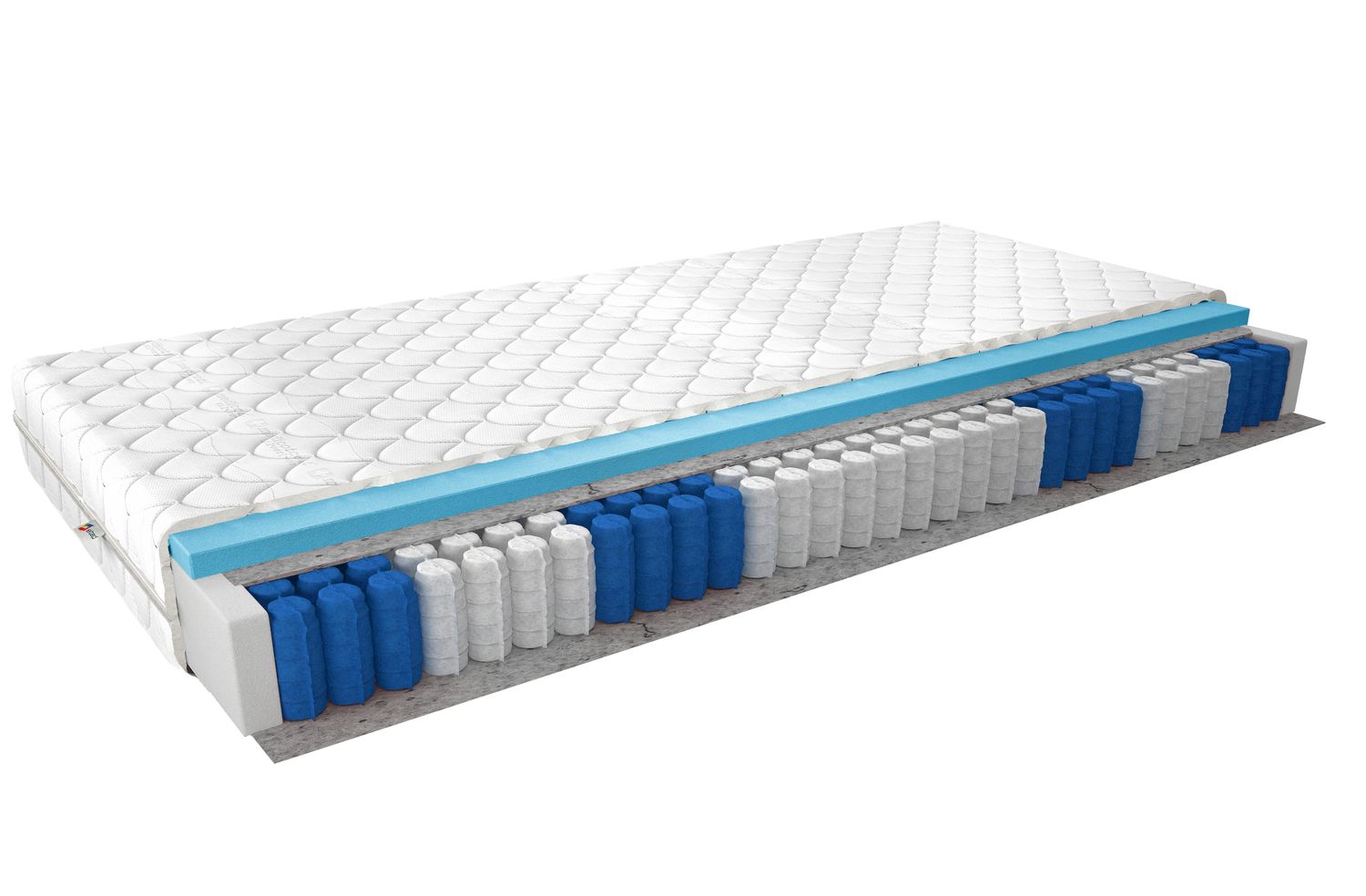 Pocket Spring Mattress Pedro 18 | size: Length: 200cm, Width: 140cm | image: 1 | variant: 1013329