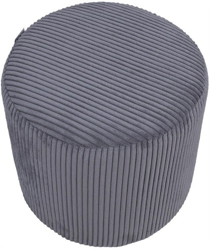 Pouf Abercynon | size: Width: 41cm, Height: 40.5cm, Depth: 41cm | color: Gray | image: 2 | variant: 1001398