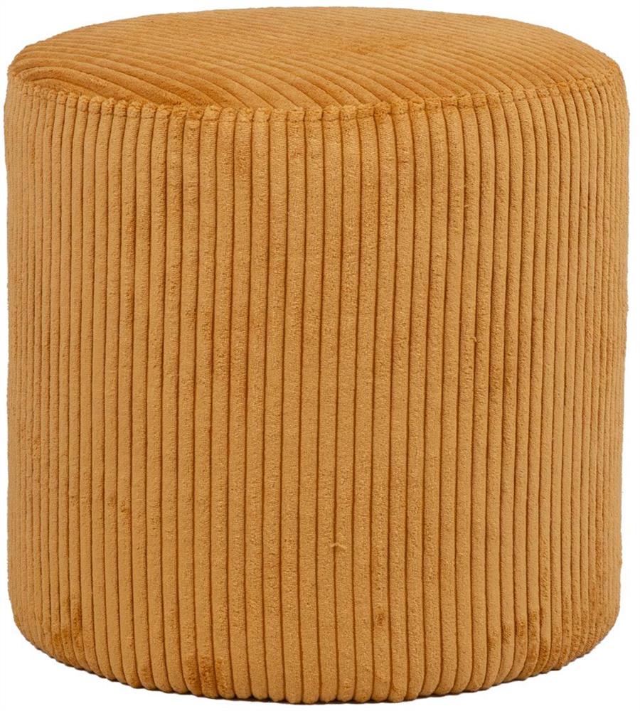 Pouf Abercynon | size: Width: 41cm, Height: 40.5cm, Depth: 41cm | color: Yellow | image: 1 | variant: 1001396