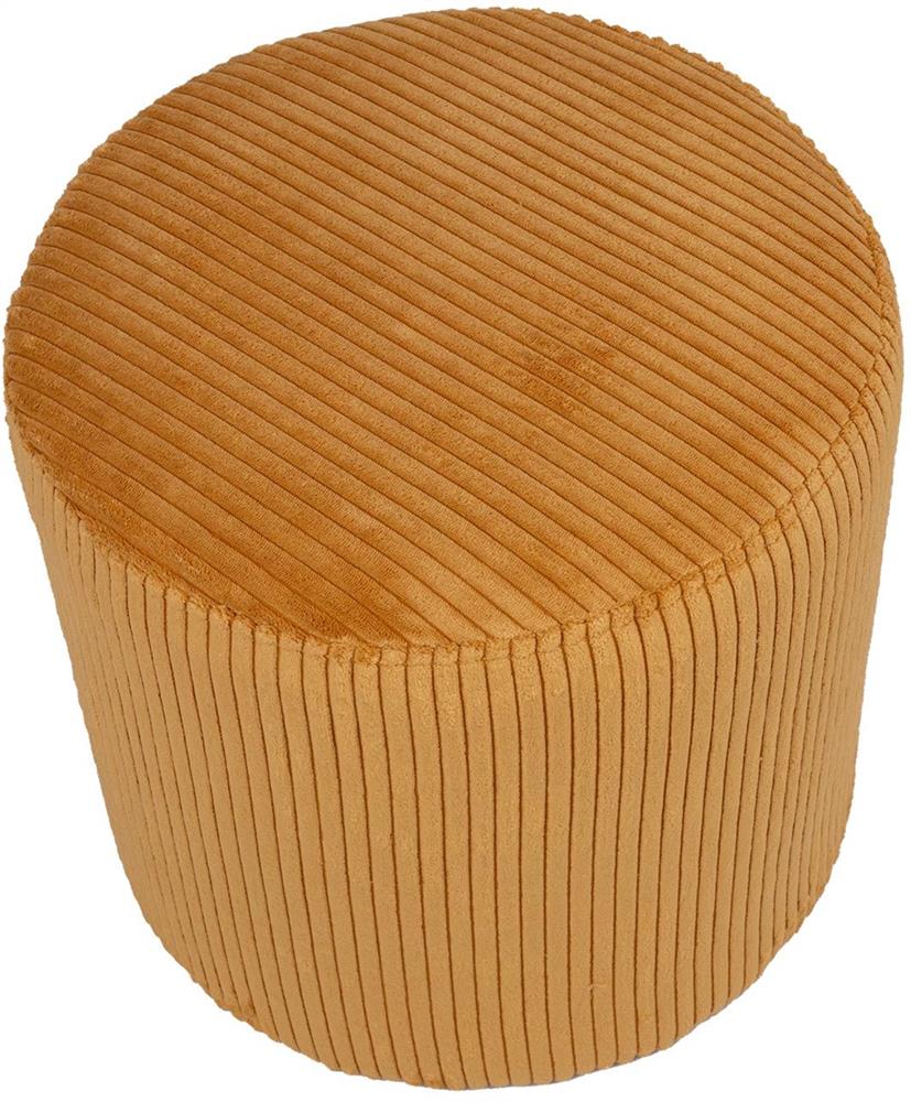 Pouf Abercynon | size: Width: 41cm, Height: 40.5cm, Depth: 41cm | color: Yellow | image: 2 | variant: 1001396