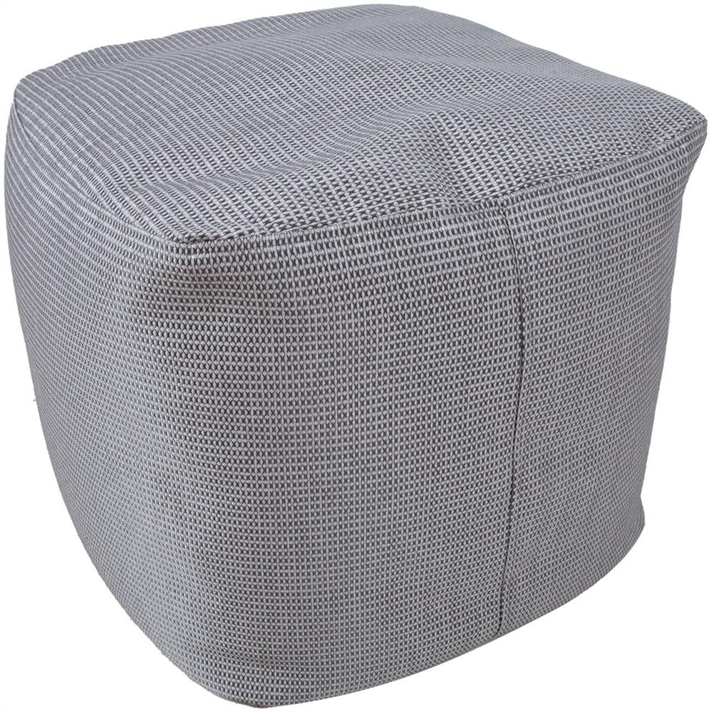 Pouf Aberdare | size: Width: 55cm, Height: 45cm, Depth: 55cm | color: Gray | image: 2 | variant: 1001436
