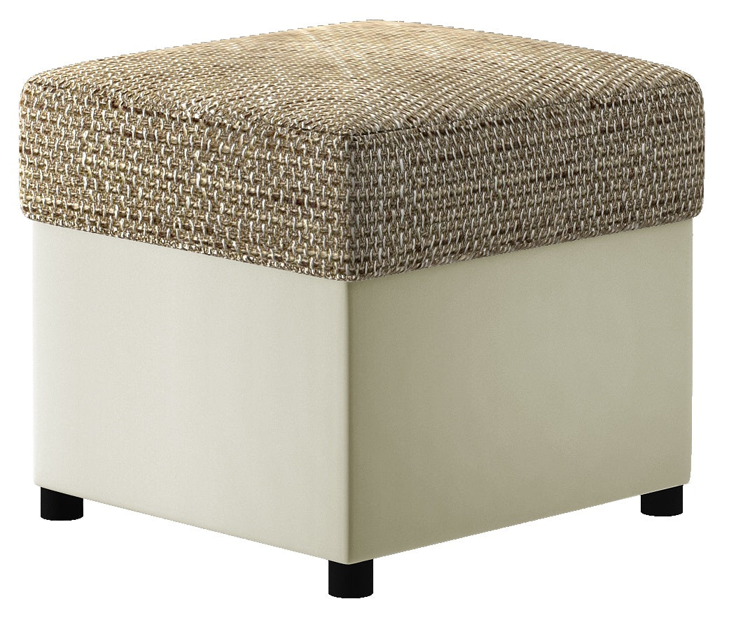 Pouf Aspen | size: Width: 45cm, Height: 42cm, Depth: 45cm | color: Berlin/Soft | image: 0 | variant: 1010485