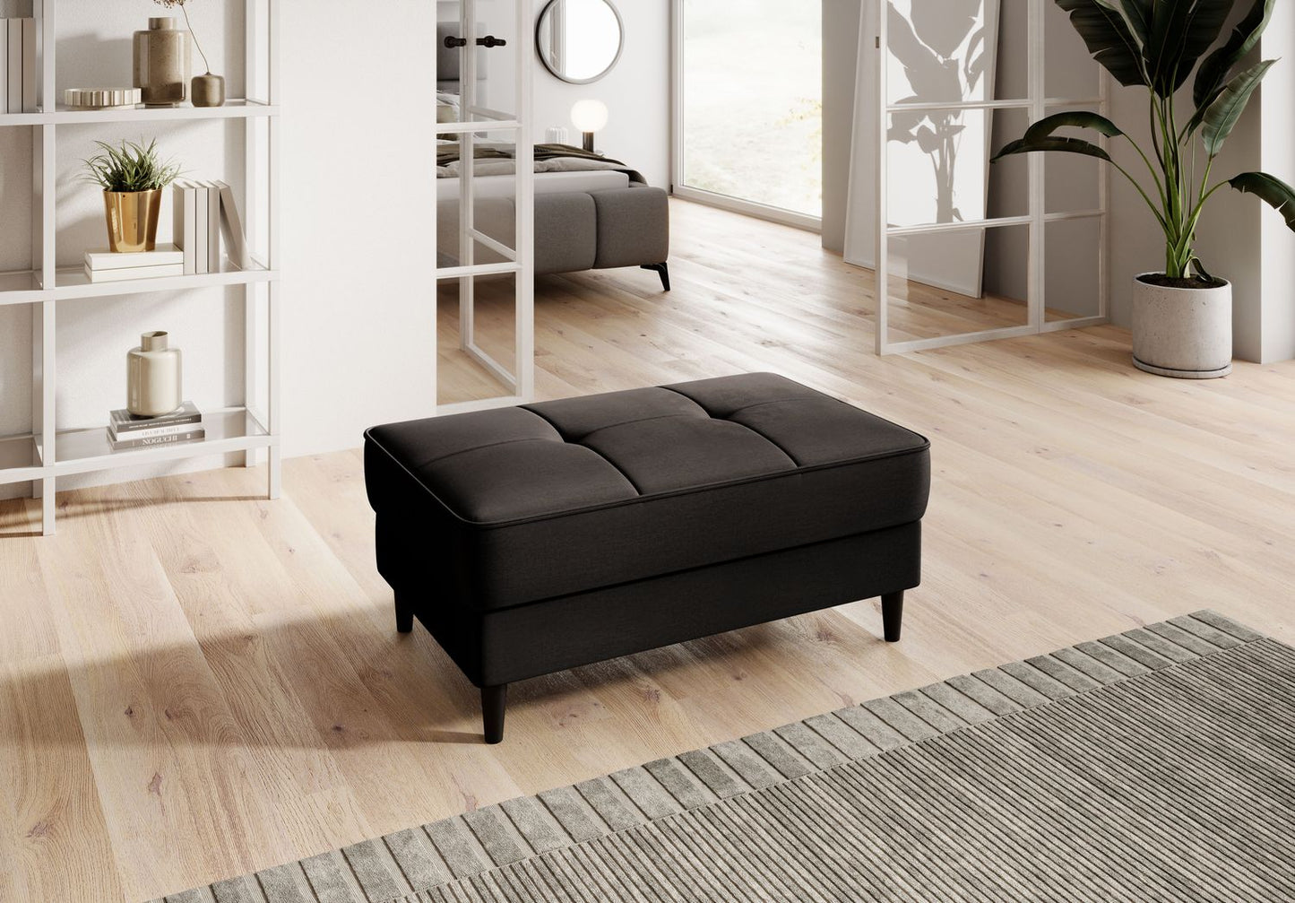 Pouf Bellis | size: Width: 97cm, Height: 42cm, Depth: 62cm | color: Nube | image: 1 | variant: 1005778