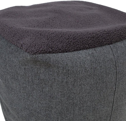 Pouf Ebbw Vale | size: Width: 55cm, Height: 45cm, Depth: 55cm | color: Gray | image: 2 | variant: 1001413