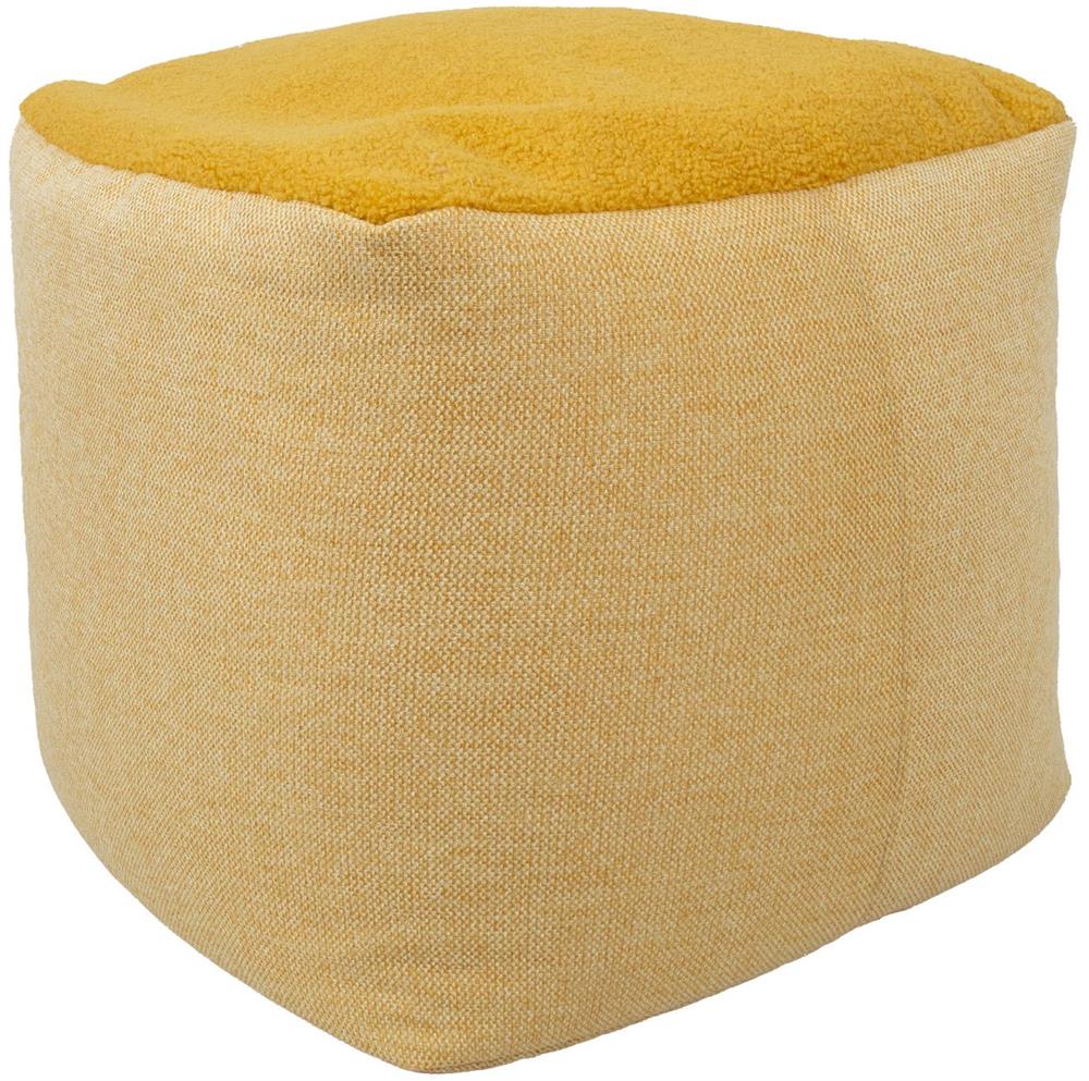 Pouf Ebbw Vale | size: Width: 55cm, Height: 45cm, Depth: 55cm | color: Yellow | image: 1 | variant: 1001412
