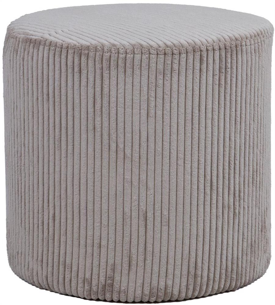Pouf Ines | size: Width: 41cm, Height: 40.5cm, Depth: 41cm | color: Gray | image: 1 | variant: 1006094