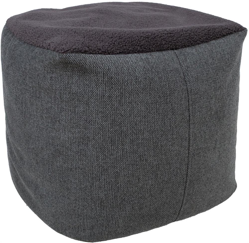 Pouf Lamb Bag | size: Width: 55cm, Height: 45cm, Depth: 55cm | color: Gray | image: 1 | variant: 1006108