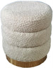 Pouf Lauren | size: Width: 35cm, Height: 38cm, Depth: 35cm | color: White | image: 1 | variant: 1006121