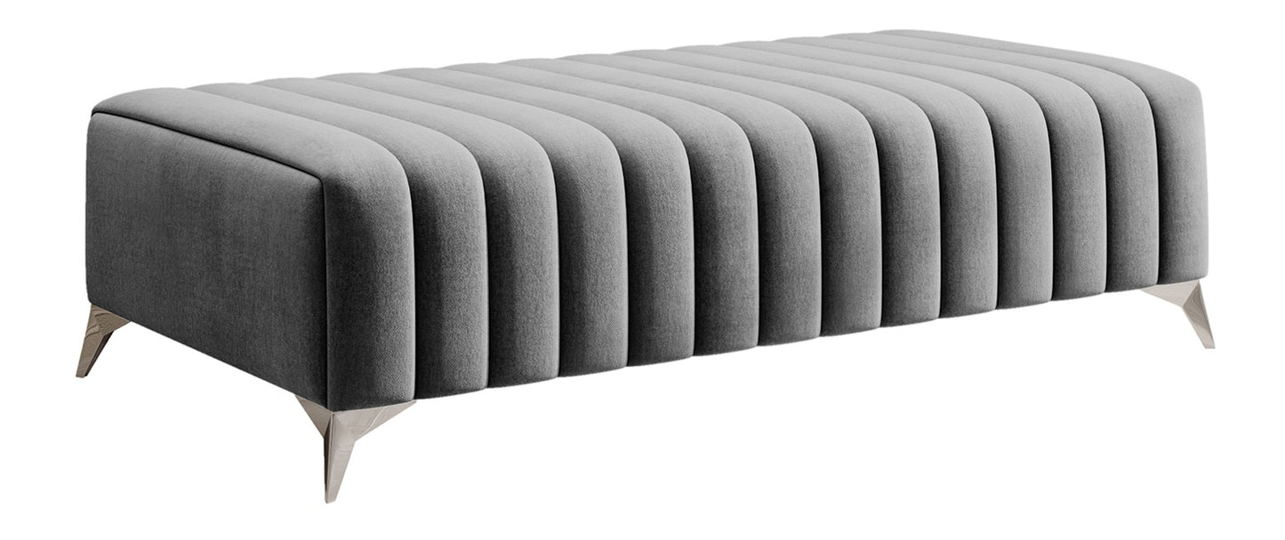 Pouf Laurence | size: Width: 132cm, Height: 36cm, Depth: 64cm | color: Nube | image: 0 | variant: 1005839