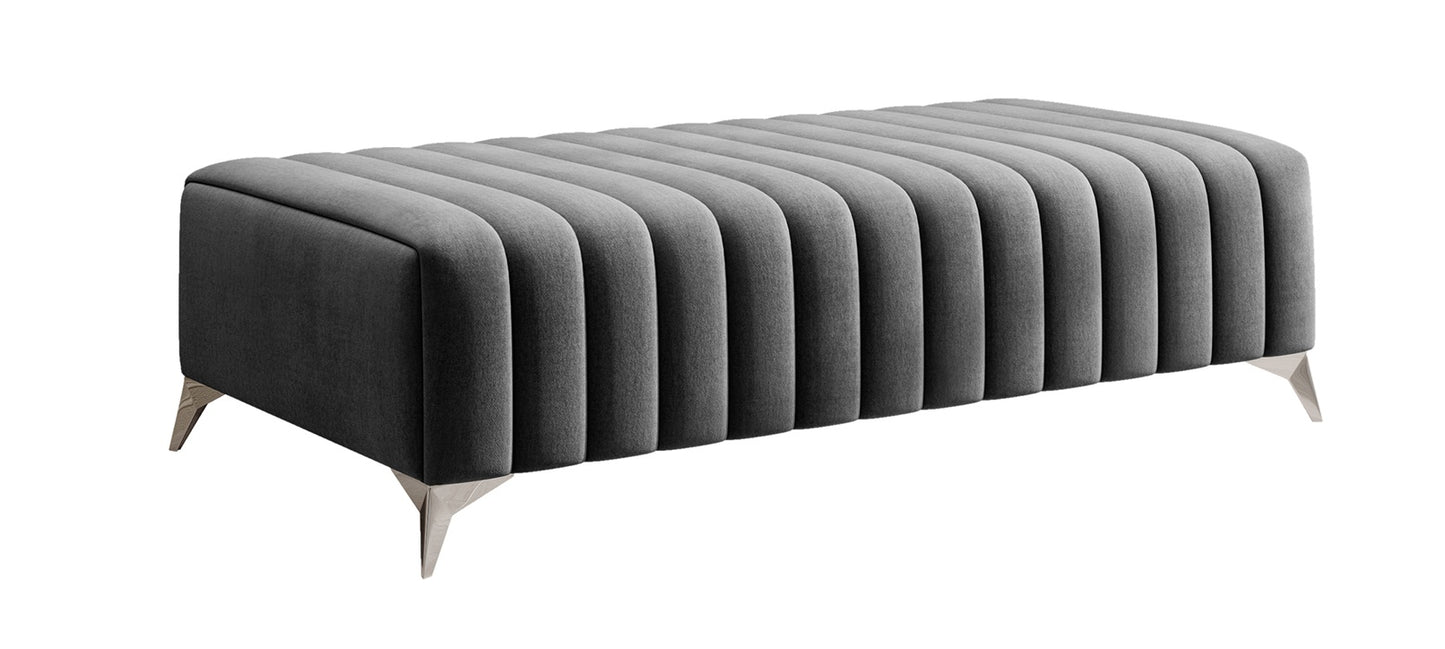 Pouf Laurence | size: Width: 132cm, Height: 36cm, Depth: 64cm | color: Nube | image: 0 | variant: 1005840