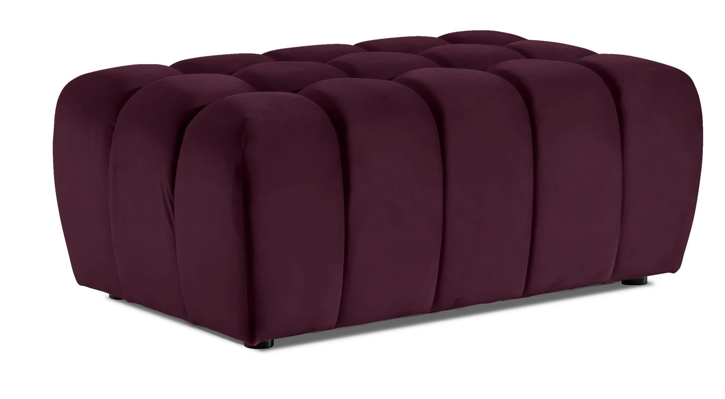 Pouf Lazaro | size: Width: 102cm, Height: 40cm, Depth: 64cm | color: Mat/Velvet | image: 0 | variant: 1005865