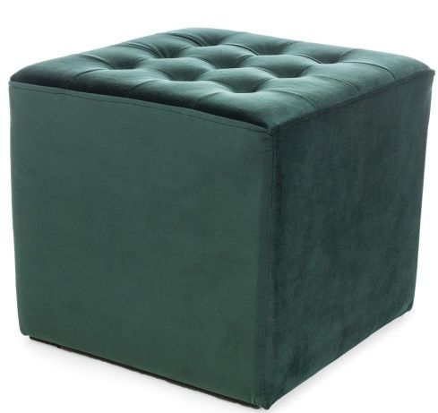 Pouf Lori | size: Width: 39cm, Height: 34cm, Depth: 39cm | color: Green | image: 0 | variant: 1006157