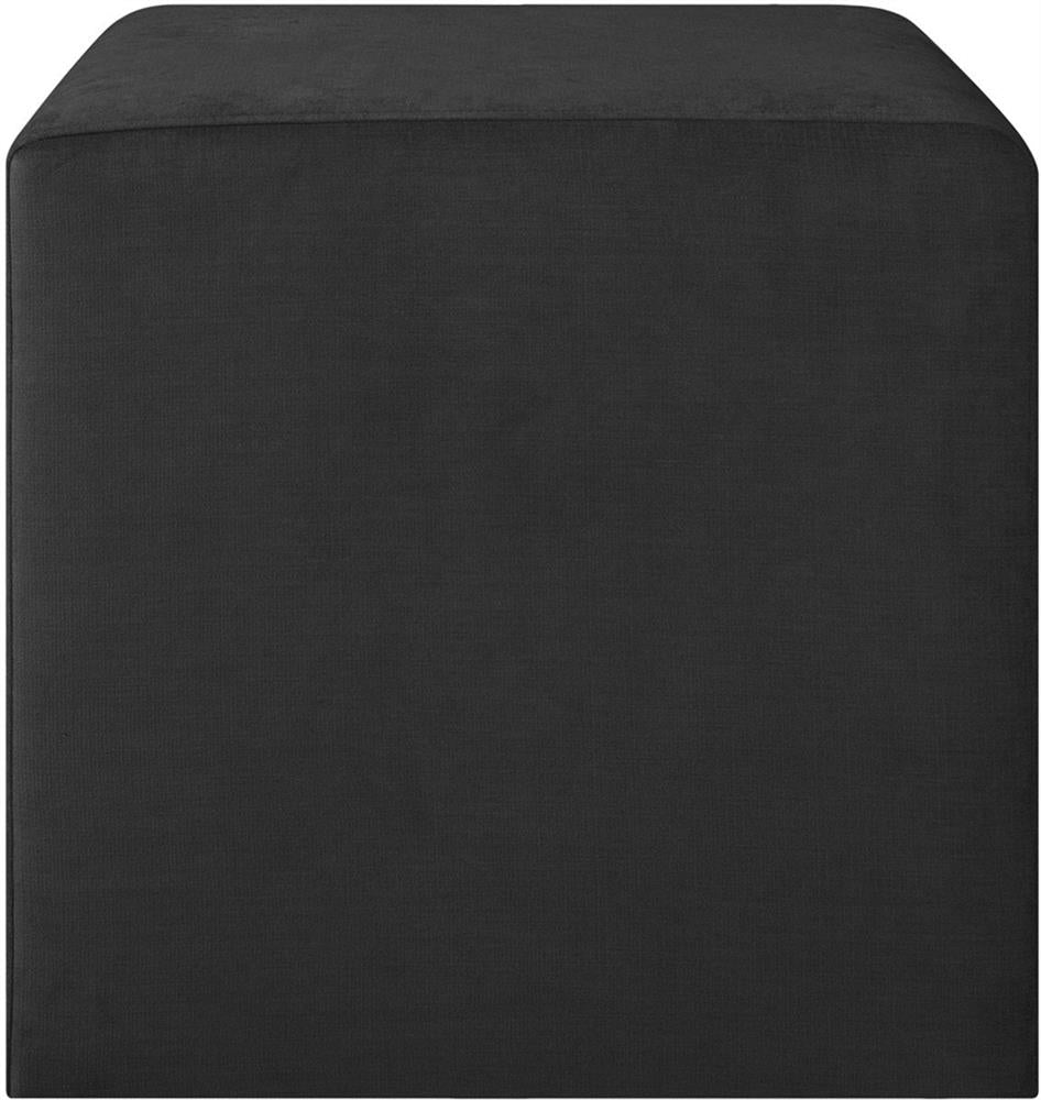 Pouf Lyn | size: Width: 45cm, Height: 45cm, Depth: 45cm | color: Black | image: 2 | variant: 1006125