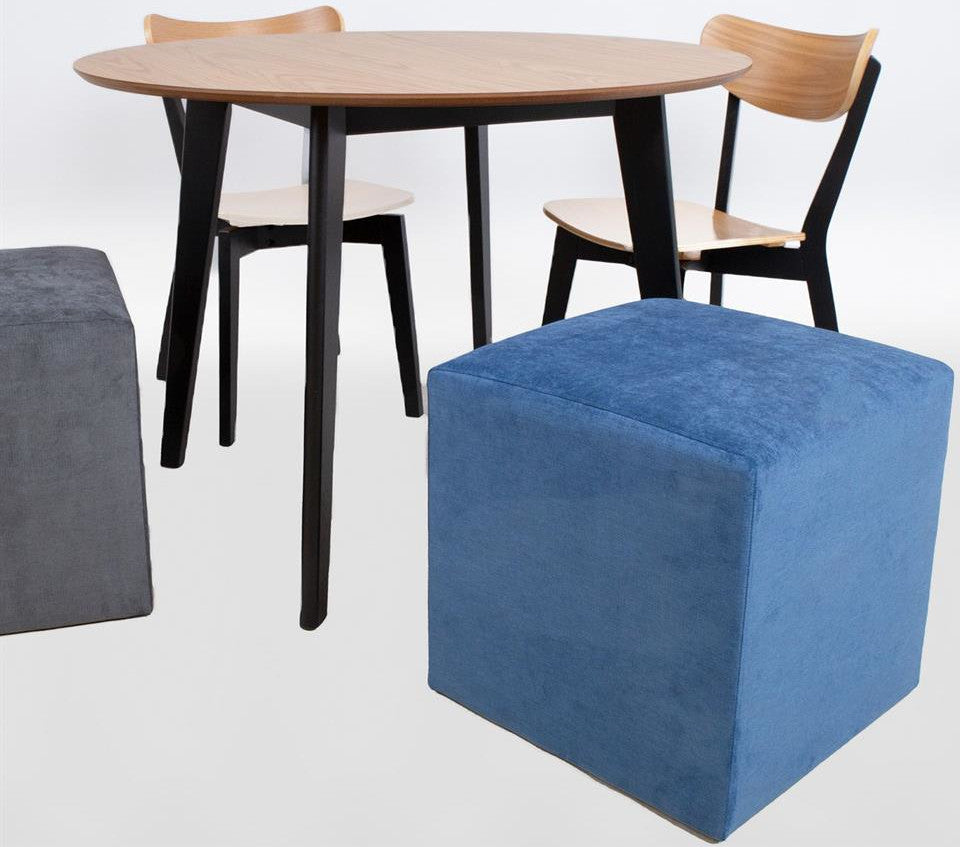 Pouf Lyn | size: Width: 45cm, Height: 45cm, Depth: 45cm | color: Blue | image: 7 | variant: 1006127